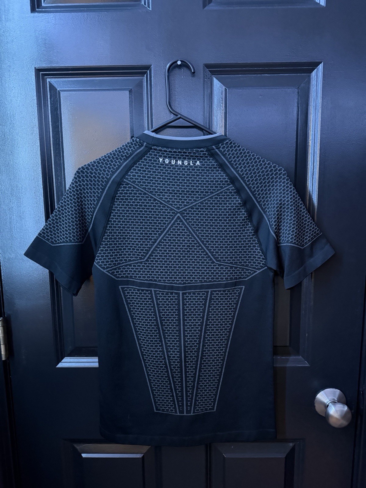 YoungLA Batman Compression Tee - Black - M gallery