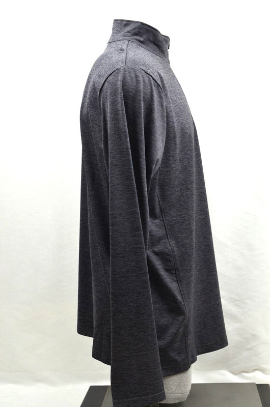 NEW Reebok Gray 1/4 Zip Lightweight Athletic Pullover Men's Activewear Top sz XL gallery