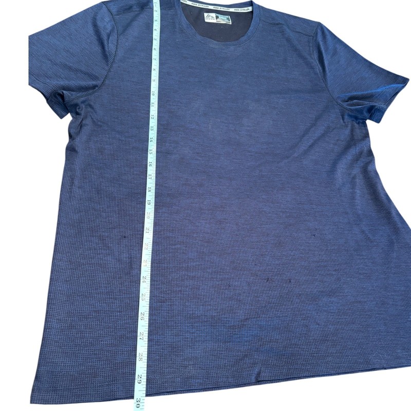 RBX X-Train Mens Performance T-Shirt XL Navy Blue Short Sleeve Textured Active gallery