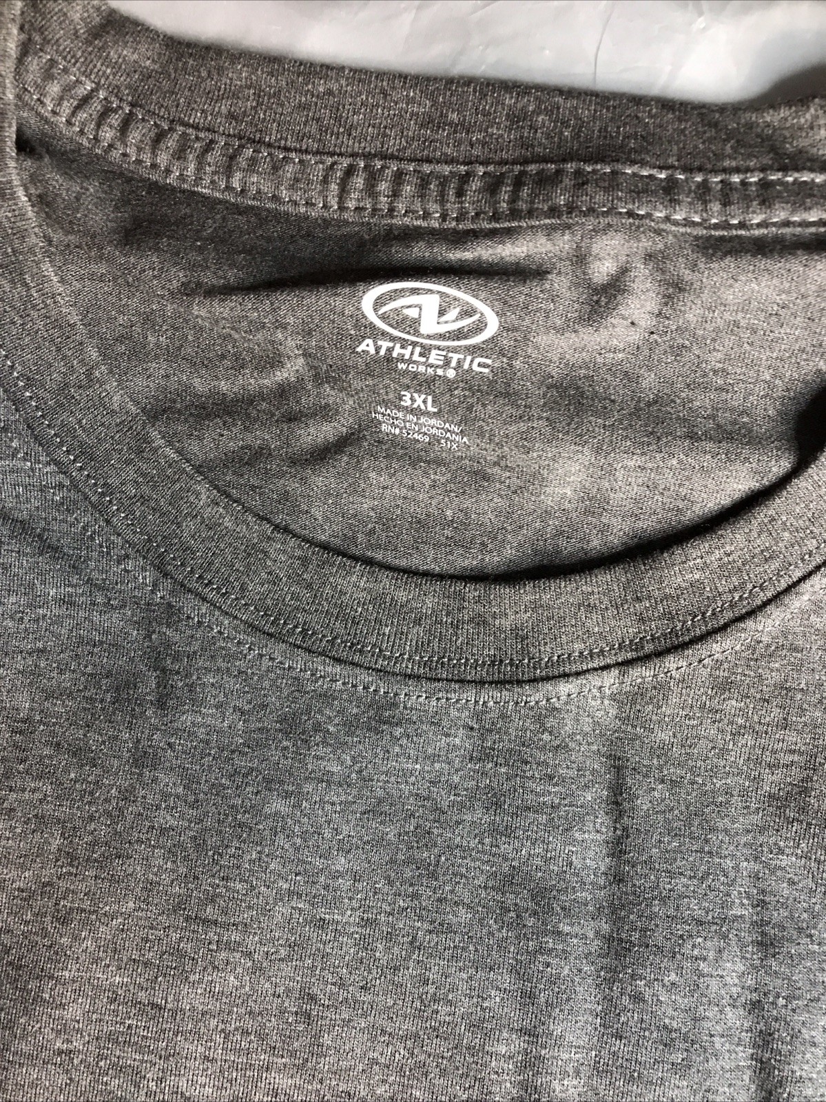 Athletic Works 3XL Men Moisture Wicking Gray Tee Shirt gallery