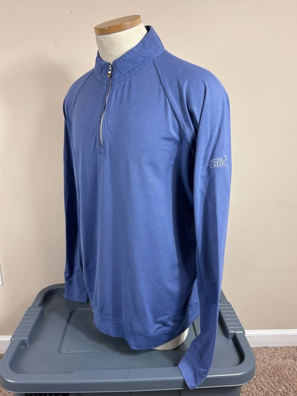 Holderness & Bourne Tailored Fit Performance 1/4 Zip Pullover Men’s L Moss Creek gallery