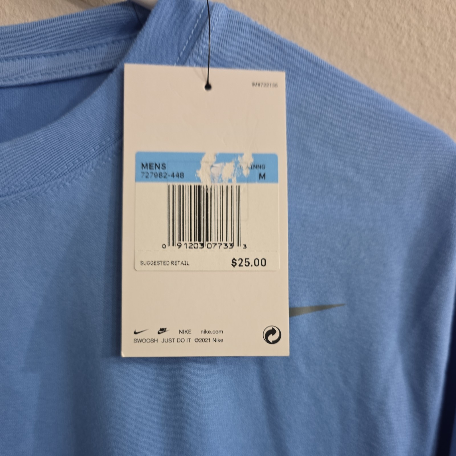 Nike Legend Tee Short Sleeve T Shirt Valor Blue 727982-448 Fitness Mens M New gallery