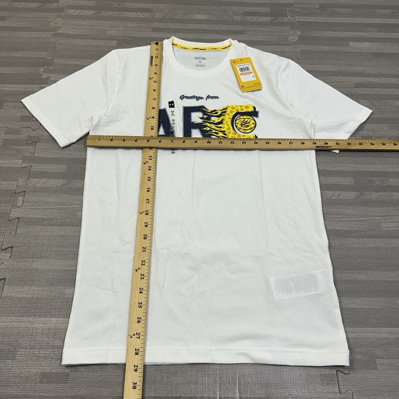 Under Armour x Curry Greetings From Arc SS T-Shirt Mens Small 1376804 White $40 gallery
