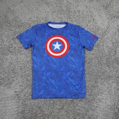 Captain America Under Armour Shirt Mens 2XL Compression Heat Gear Alter Ego