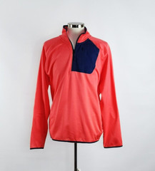 Crown & Ivy Golf Pink Fleece 1/4 Zip Long Sleeve Top Men’s Size XL