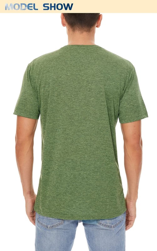 Men's Quick Dry Lightweight Athletic Fit Gym Workout Short Sleeve Plain T-Shirts gallery