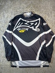 Vintage Y2K MSR System 6 black long sleeve jersey size Large
