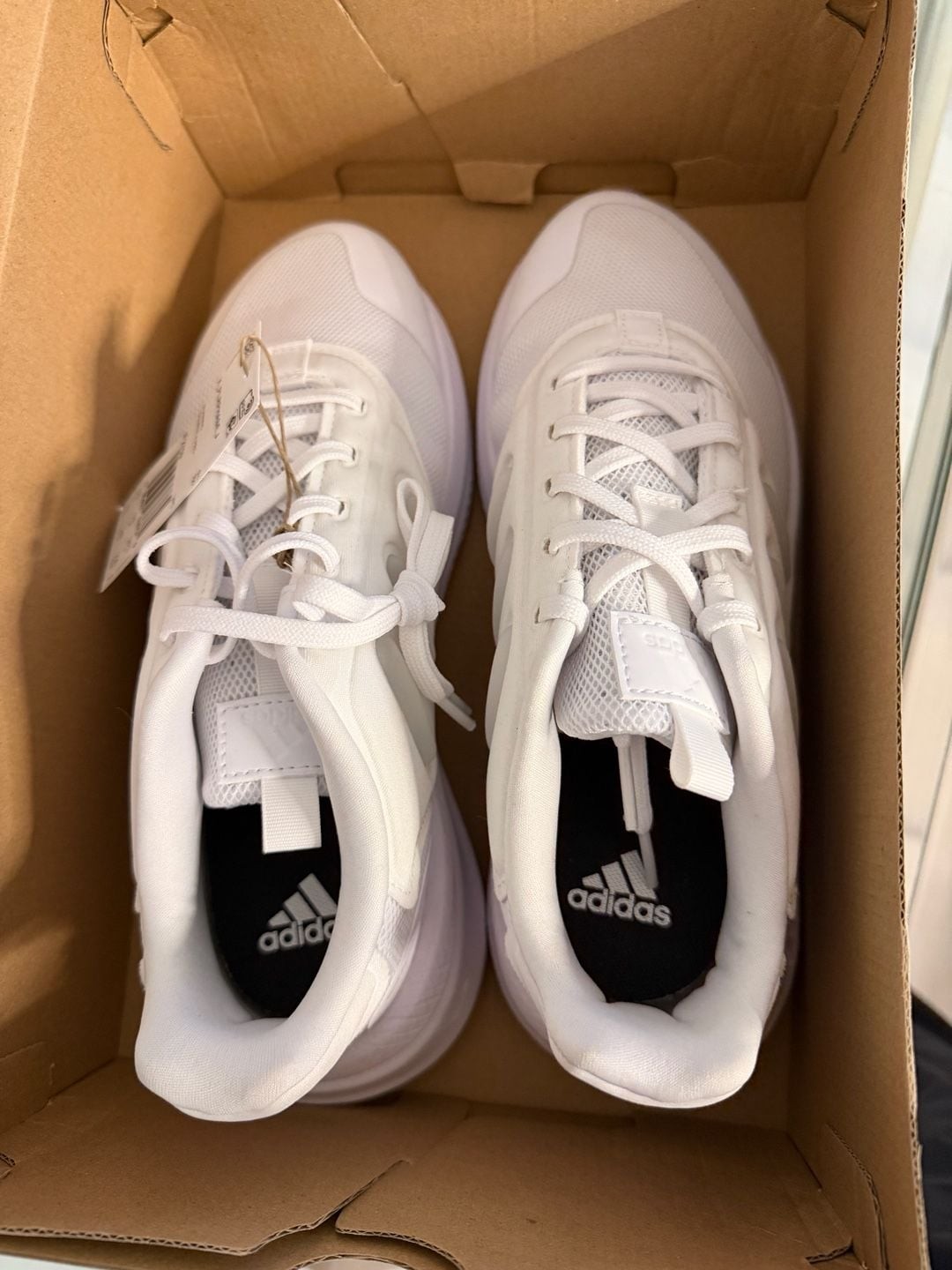 Adidas X_PLRPHASE J Kids' Running Shoes, Cloud White, Size US 6 (IF2759) gallery