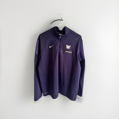 Nike Dri-FIT Washington Huskies 1/4 Zip Pullover Men’s Large Purple NCAA