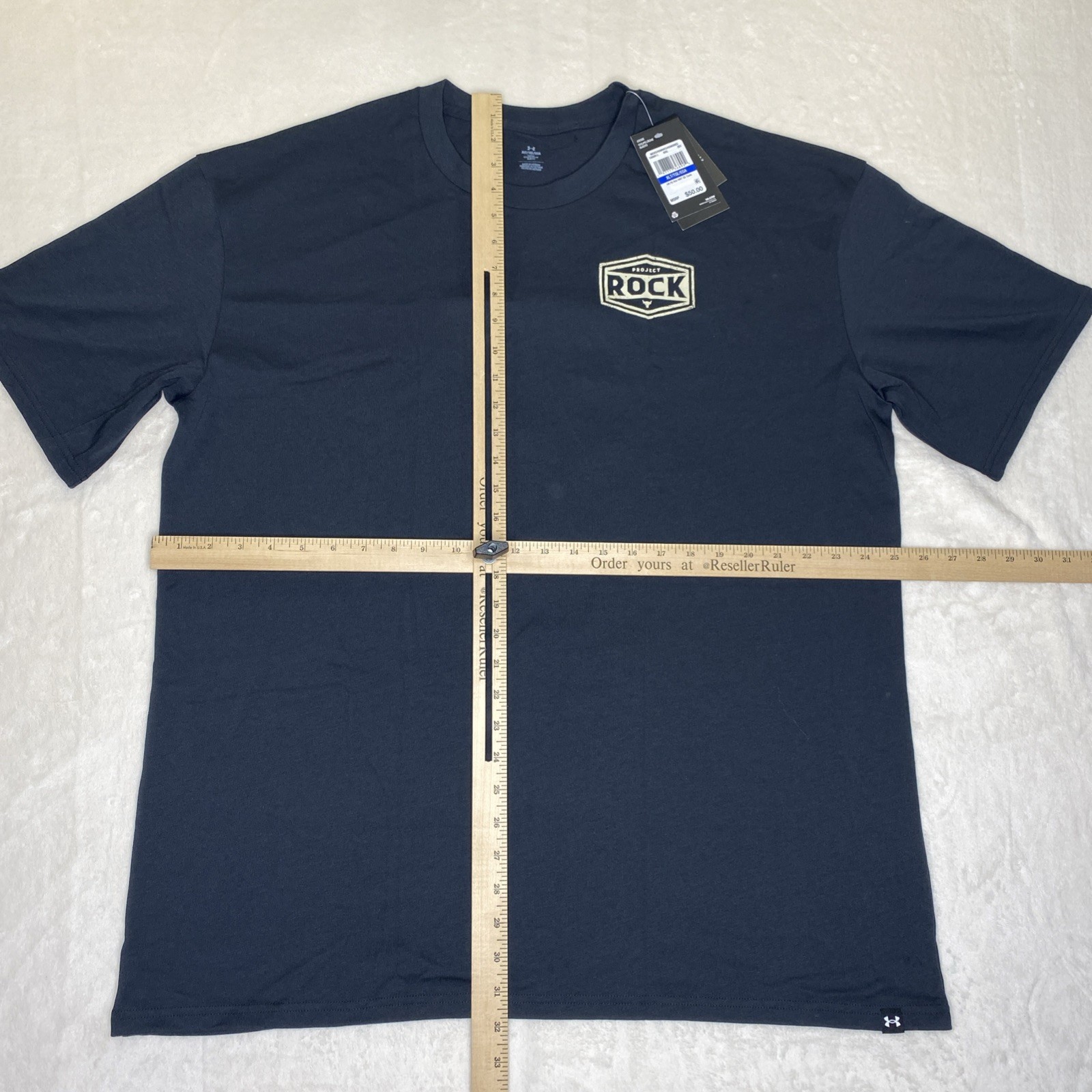 under armour project rock shirt mens XLT Iron Paradise Wrecking Crew Black New gallery