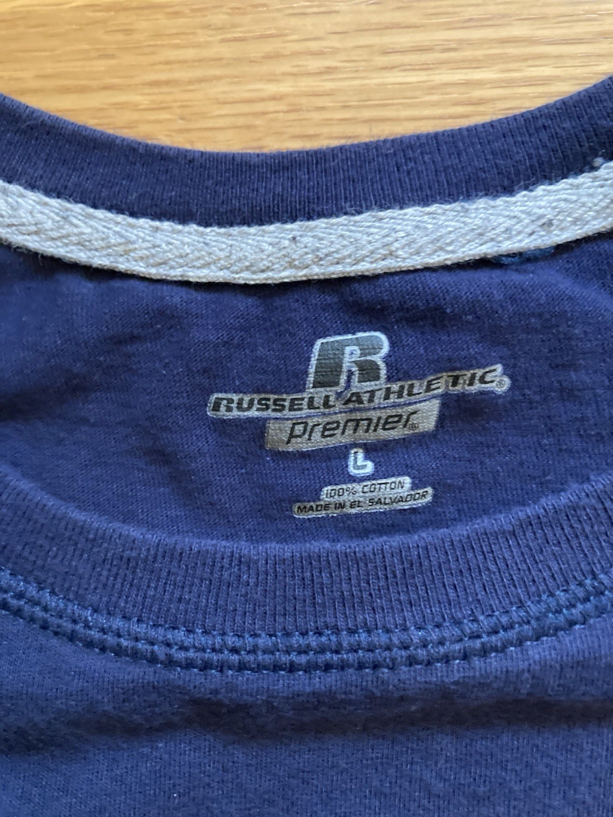 Men’s Russell Athletic Performance Pocket T Shirt Navy Size Large gallery