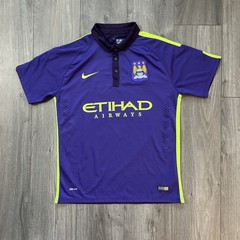 Nike MCFC Jersey Mens L Purple Green Kun Aguero #16