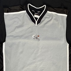 1990s gray and 1 jersey y2k sleeveless basketball workout tank size L