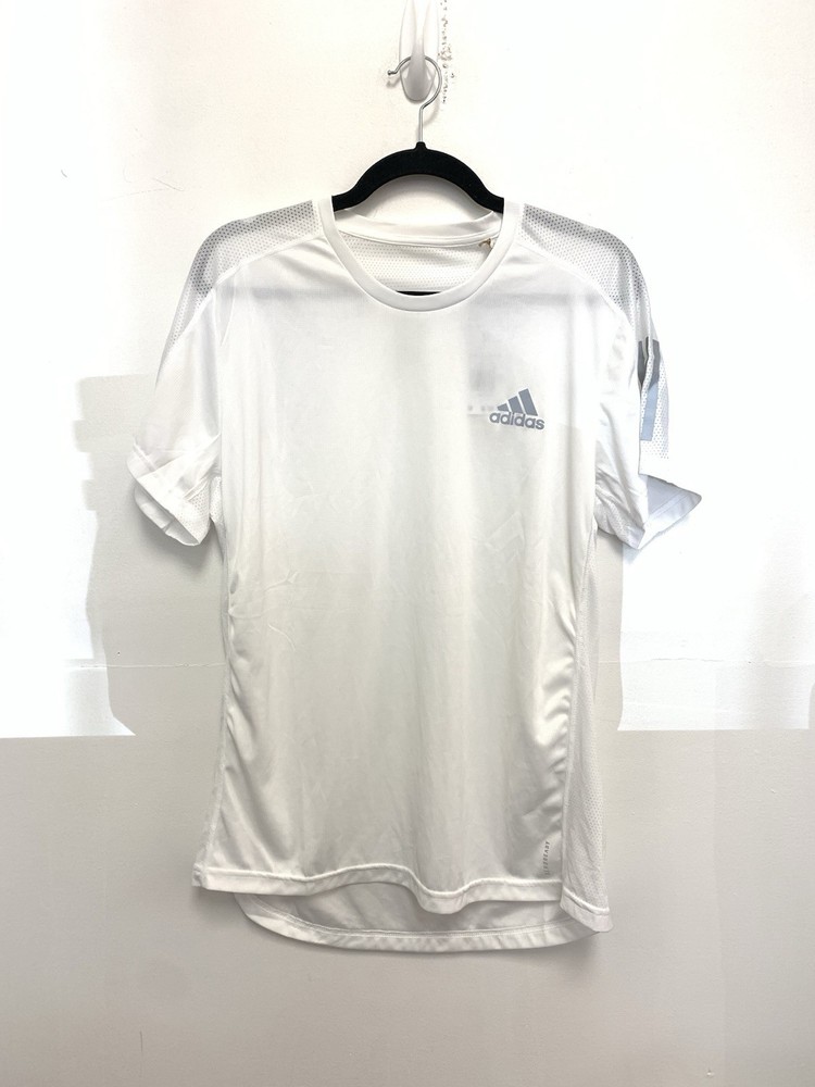 NWT ADIDAS OWN The Run /ATHLETIC T-SHIRT White Size Medium