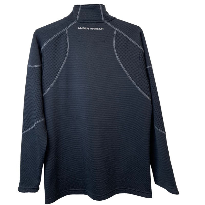 Under Armour Loose 1/4 Zip Pullover Men’s M All Season Gear 2 Zip Pockets Black gallery