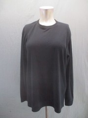 Unbranded Size L Mens BLK Merino Wool Long Sleeve Baselayer Athletic Top 662