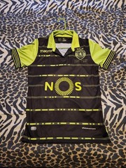 Rare Sporting CP Lisbon 2017/2018 Portugal Away Soccer Jersey Size M