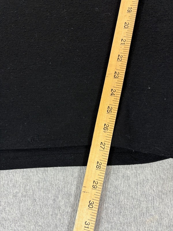 Omni Wool 1/4 Zip Polyester/Wool Base Layer Pullover (Men's XL) Black gallery