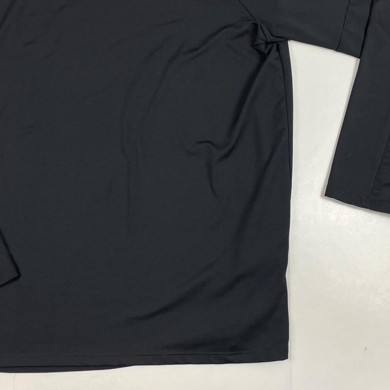 Nike Shirt Mens 2XL XXL Black Dri Fit 1/4 Zip Pullover Golf Running Workout Gym gallery