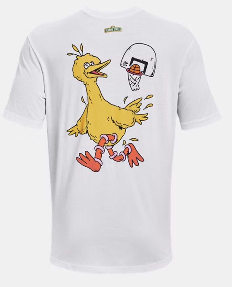 Sample* Small Under Armour Steph Curry x Sesame Street Big Bird Shirt Mens