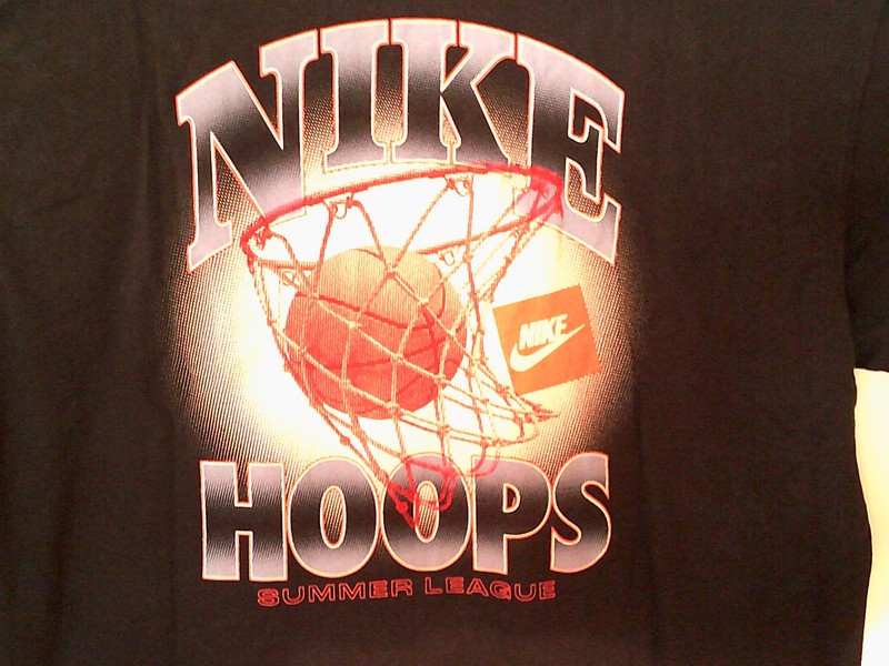 NEW NIKE BASKETBALL "Hoops MAX90 Washed Tee" MEN'S BLACK T-SHIRT L HJ3436-010 gallery