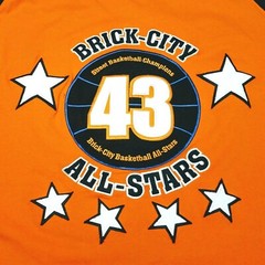 Brick City All Stars Jersey Official Streetball Championship # 43 Sz Xl