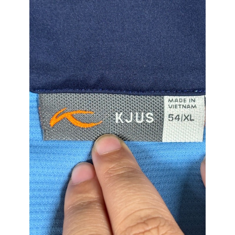 Kjus Roman Midlayer Half-Zip Pullover Blue Navy Mens XL UPF 50+ MG25-L03 gallery