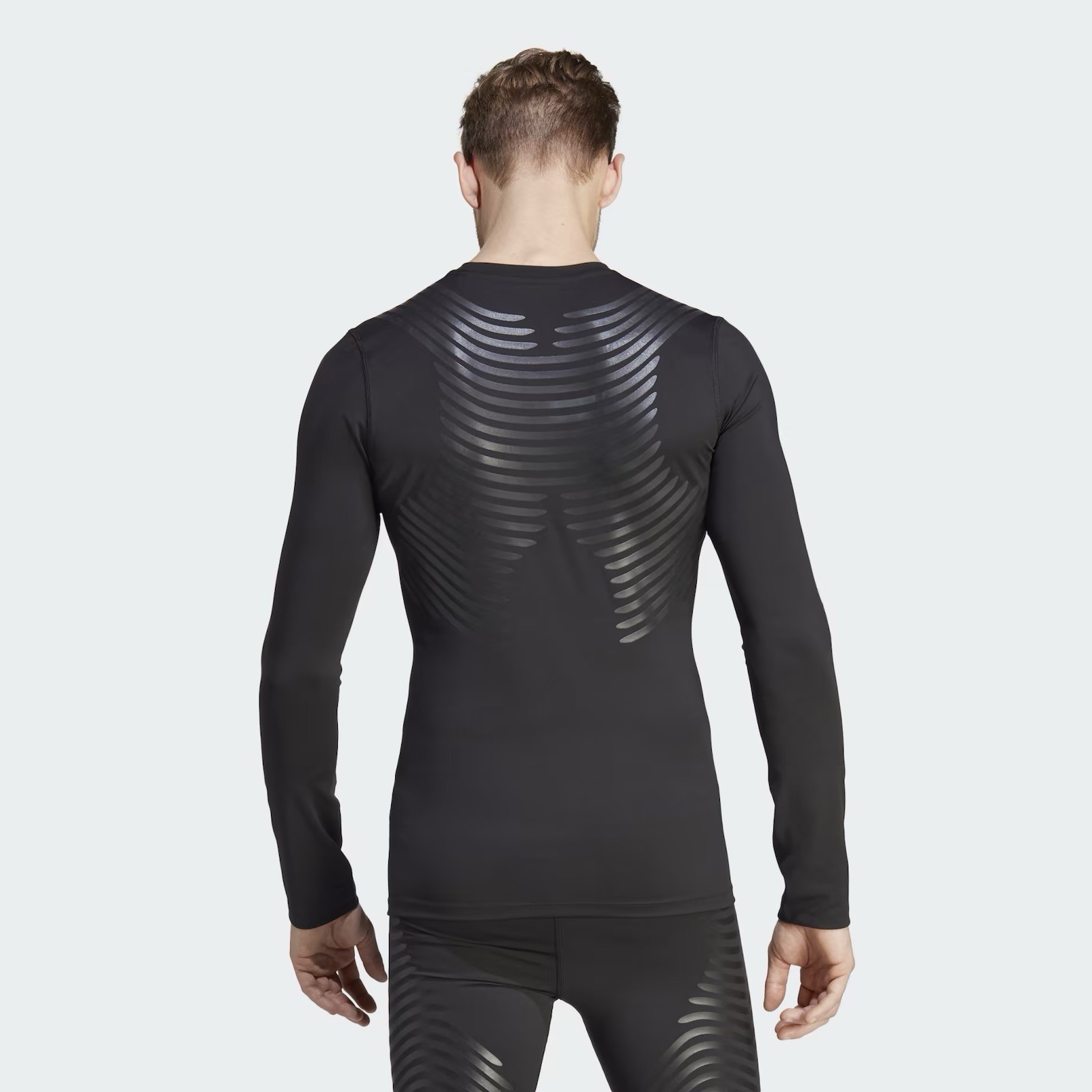 Adidas Techfit Control Rheon Black Long Sleeve Training Shirt Men's XL HS9814 gallery