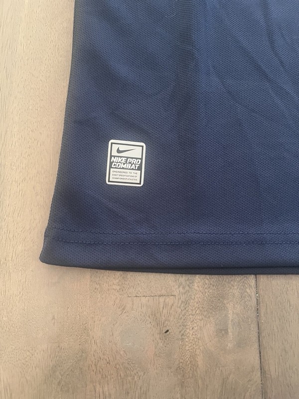 Nike Dri Fit Polo Shirt Men’s 2XL Blue Short Sleeve Swoosh Athletic gallery