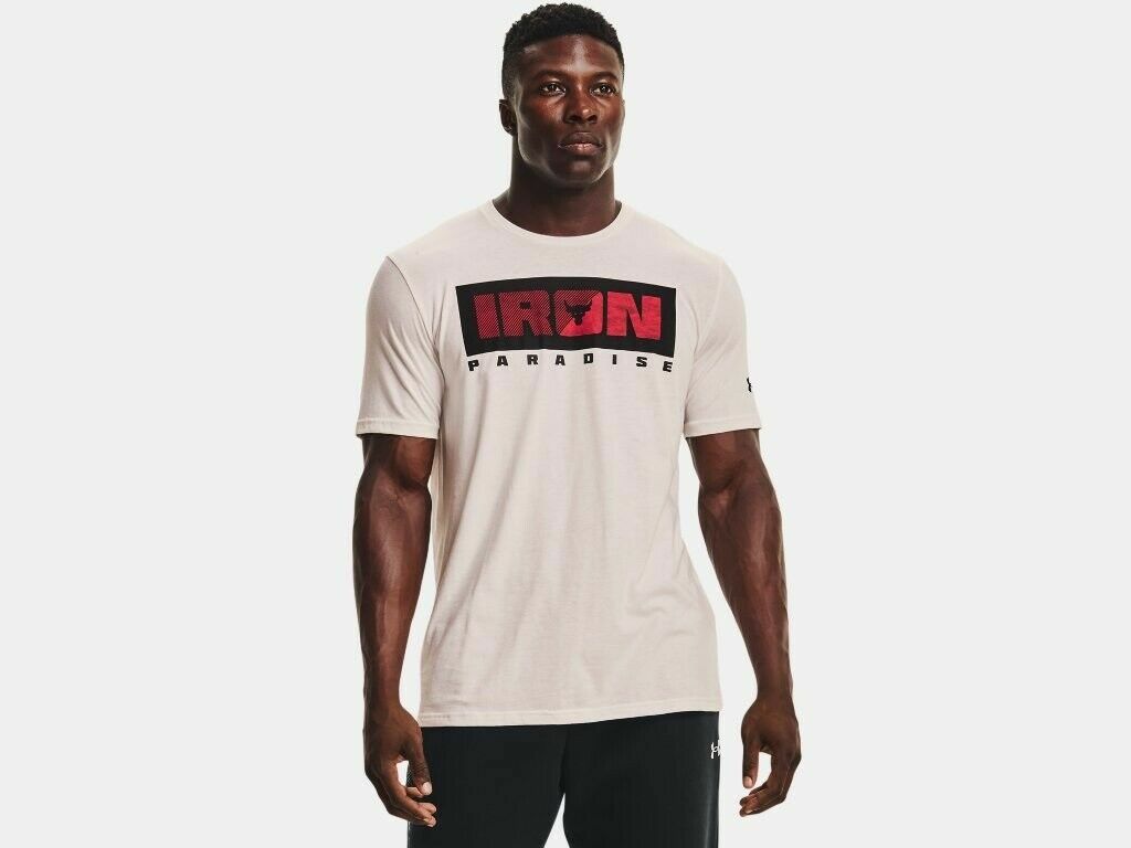 Under Armour Men's Project Rock Iron Paradise T-Shirt Dwayne "Rock" Johnson XXL gallery