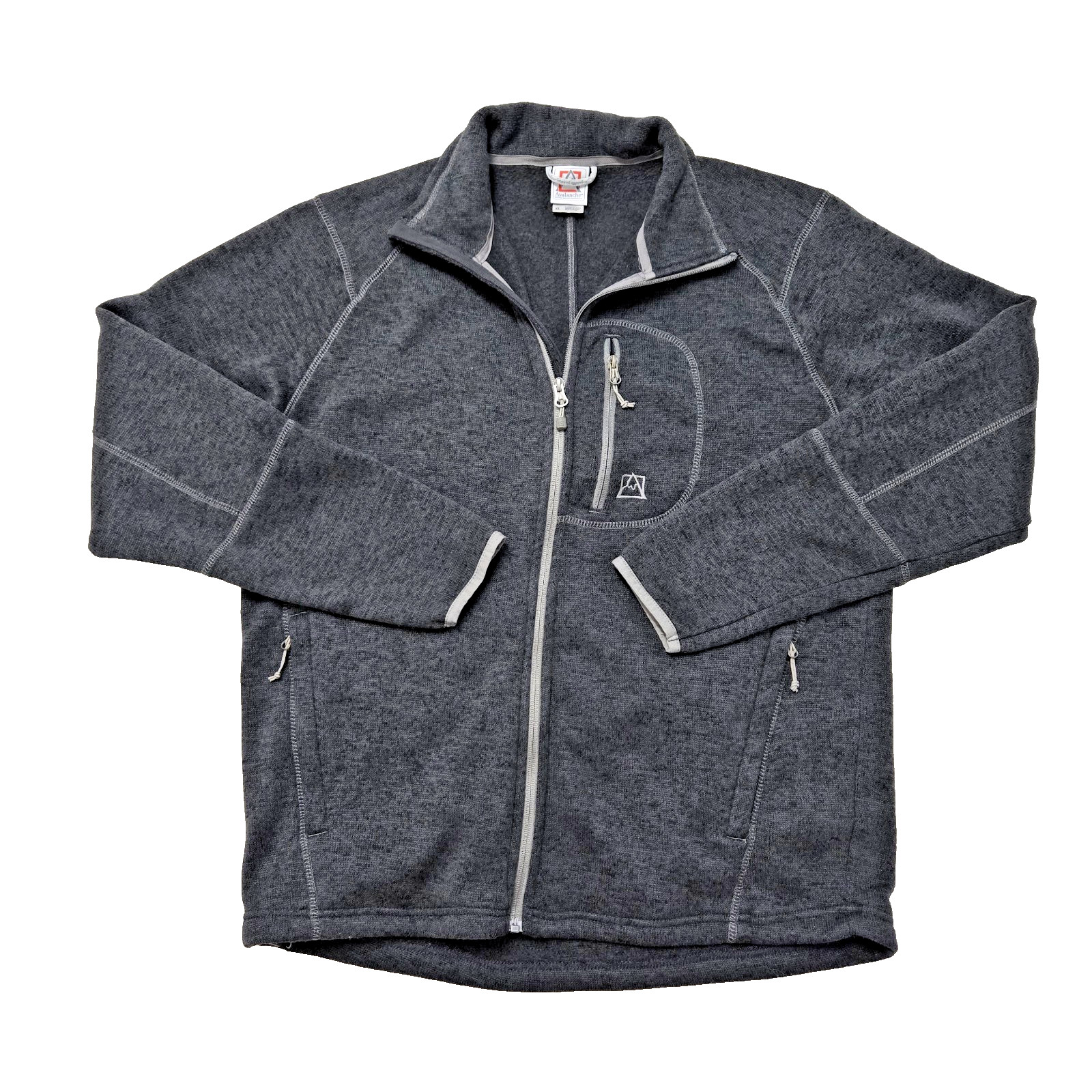 Avalanche Pullover Men’s XL Gray 1/4 Zip Performance Fleece Jacket gallery