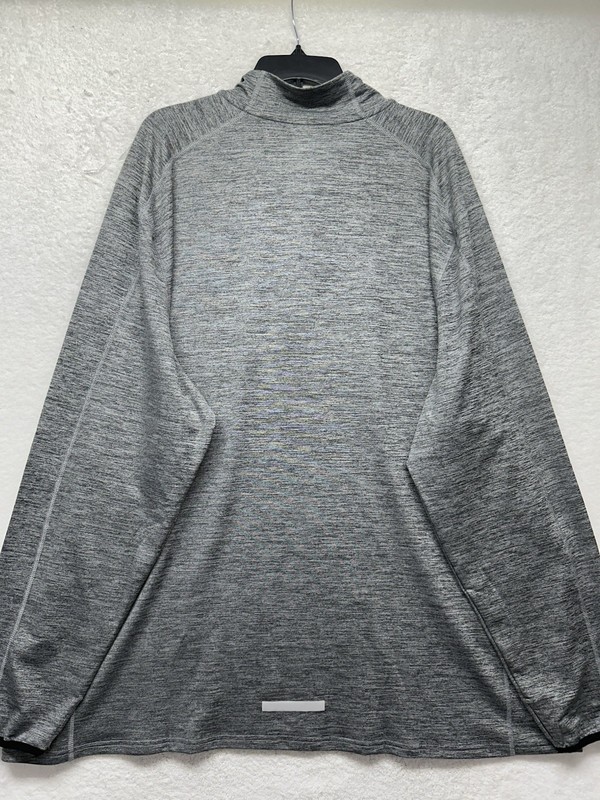 MSX Michael Strahan Mens Size 3XL Gray 4-Way Stretch 1/4 Zip Athletic Shirt gallery