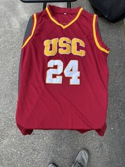 USC Trojans Brian Scalabrine #24 On-Court Basketball Jersey Stitched Size Medium