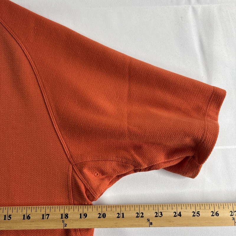 Eastern Mountain Sports Collared Men’s Medium Orange S/S Polo Shirt Breathable gallery