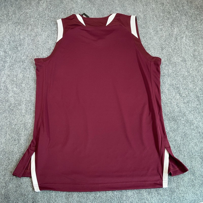 Adidas Crazy Explosive Sleeveless Jersey Mens 2XL Maroon Performance NEW gallery