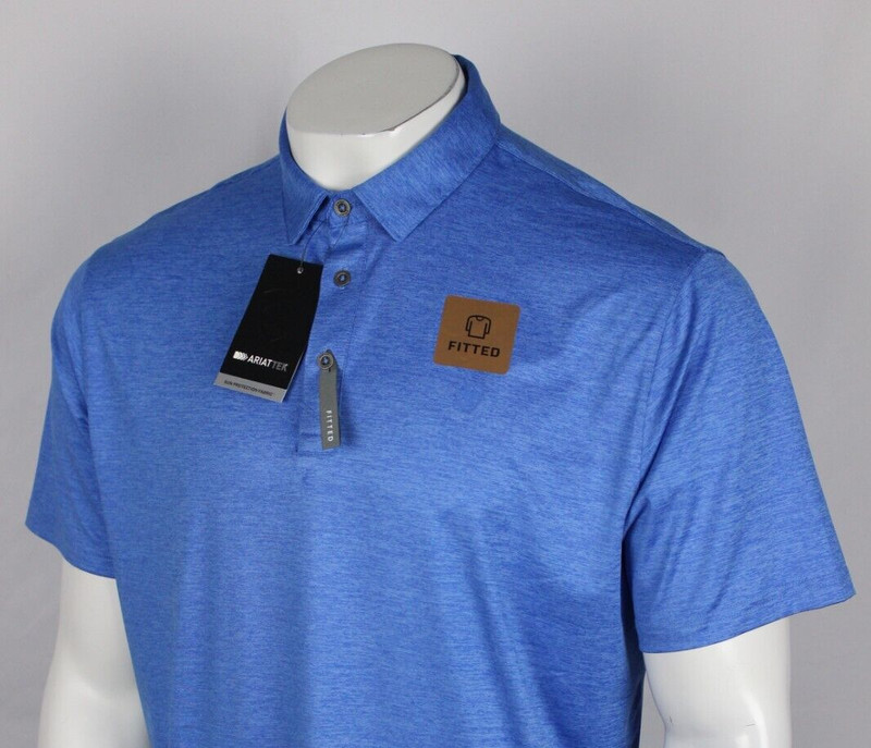 Ariat Men's Polo AriatTek Charger 2.0 Fitted Short Sleeve Shirt Small S Seascape gallery