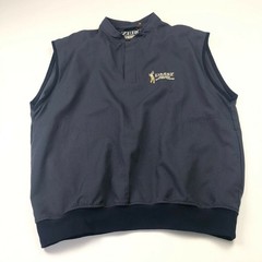 Zero Restriction Golf Large Men’s Pullover No Stretch Wind Vest Check Blue