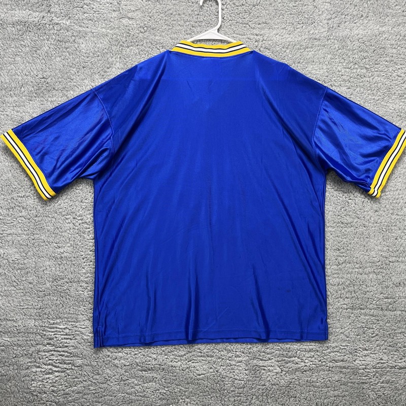 Vintage Tommy Hilfiger Shirt Mens 2XL Blue Yellow Athletic Gear 88 Made USA 90s gallery