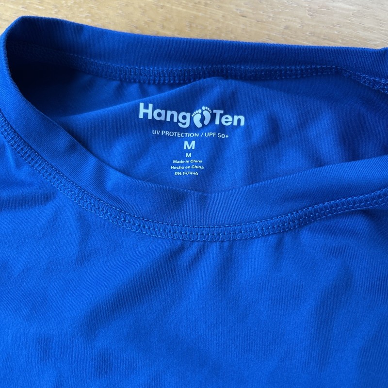 Hang Ten Light Blue Long Sleeve Sun Shirt 50+ UV Protection Men’s medium gallery