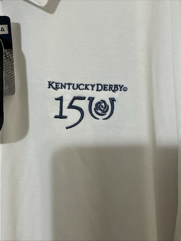 Kentucky Derby Men's AHEAD Contender 150 Years Polo MSRP $86 XLarge gallery