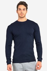KNOCKER MEN’S MEDIUM WEIGHT THERMAL (MTU1000_NAVY, XL)