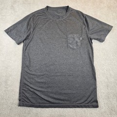 Vuori Tradewind Performance Tee Mens M Gray Lightweight Stretch