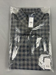 Vineyard Vines Golf Pullover Buffalo Bluffs Mini Checks 1/4 Zip XXL Gray $148