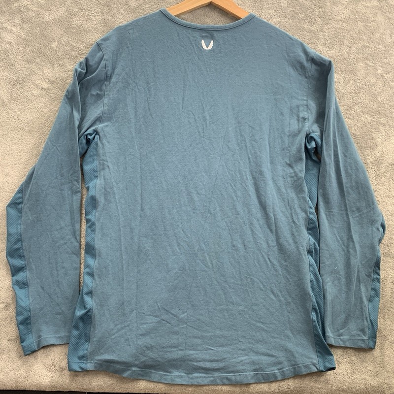 ASRV Creora Shirt Men XL Cotton Modal Long Sleeve Tee Storm Workout Gym DSG-1058 gallery