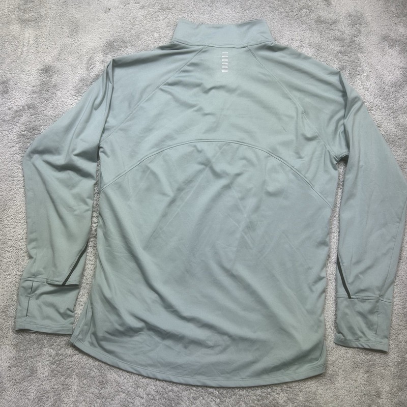Under Armour Qualifier Run 2.0 ½ Zip Mens XL Green Fitted Thumb Holes Activewear gallery