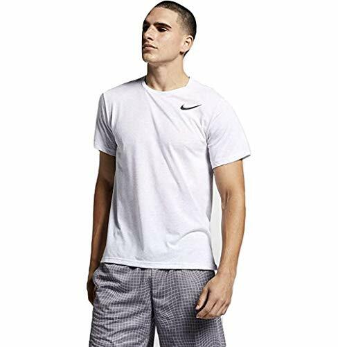 Nike Men's Breathe Dri-FIT Short Sleeve Training Tee White CN9811-100 (XXL)