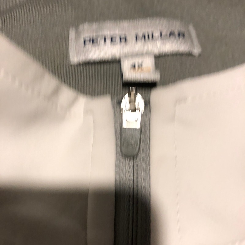 Peter Millar Pullover Men's 4X White Quarter Zip Perth Golf Performance Stretch gallery