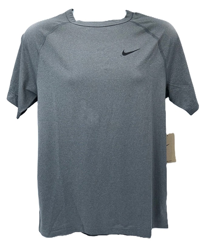 $45 Nike Men's Dri Fit Short Sleeve Fitness TShirt-DV9815097-Smoke Grey-Small gallery