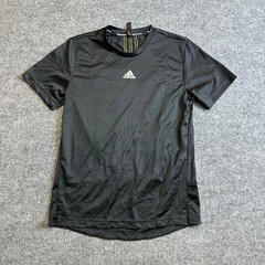 Adidas T-Shirt Mens Size M Black AeroReady Short Sleeve Athletic Gym Training