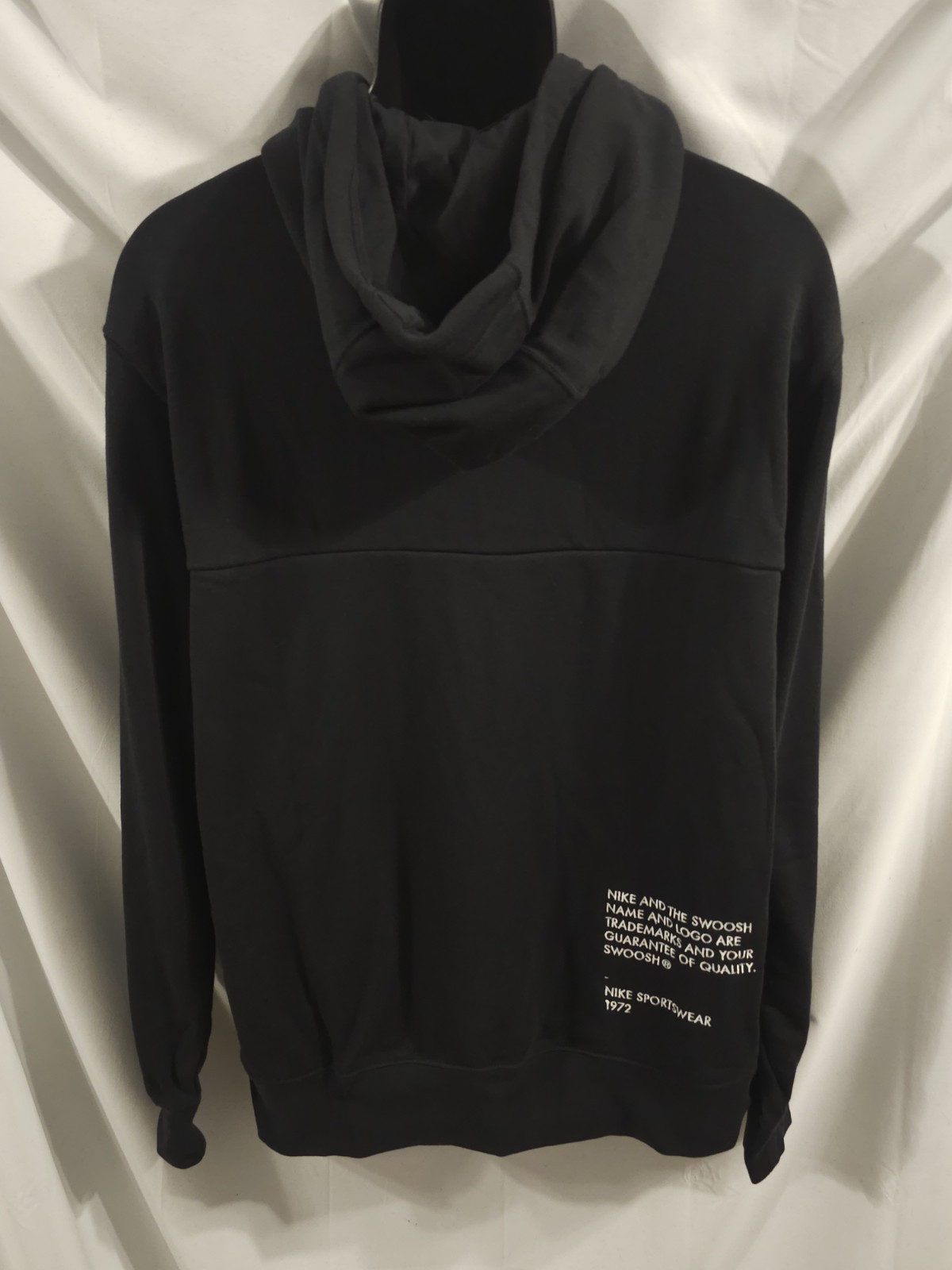 Nike Sportswear Embroidered Swoosh Graphic Pullover Hoodie black sz LARGE gallery